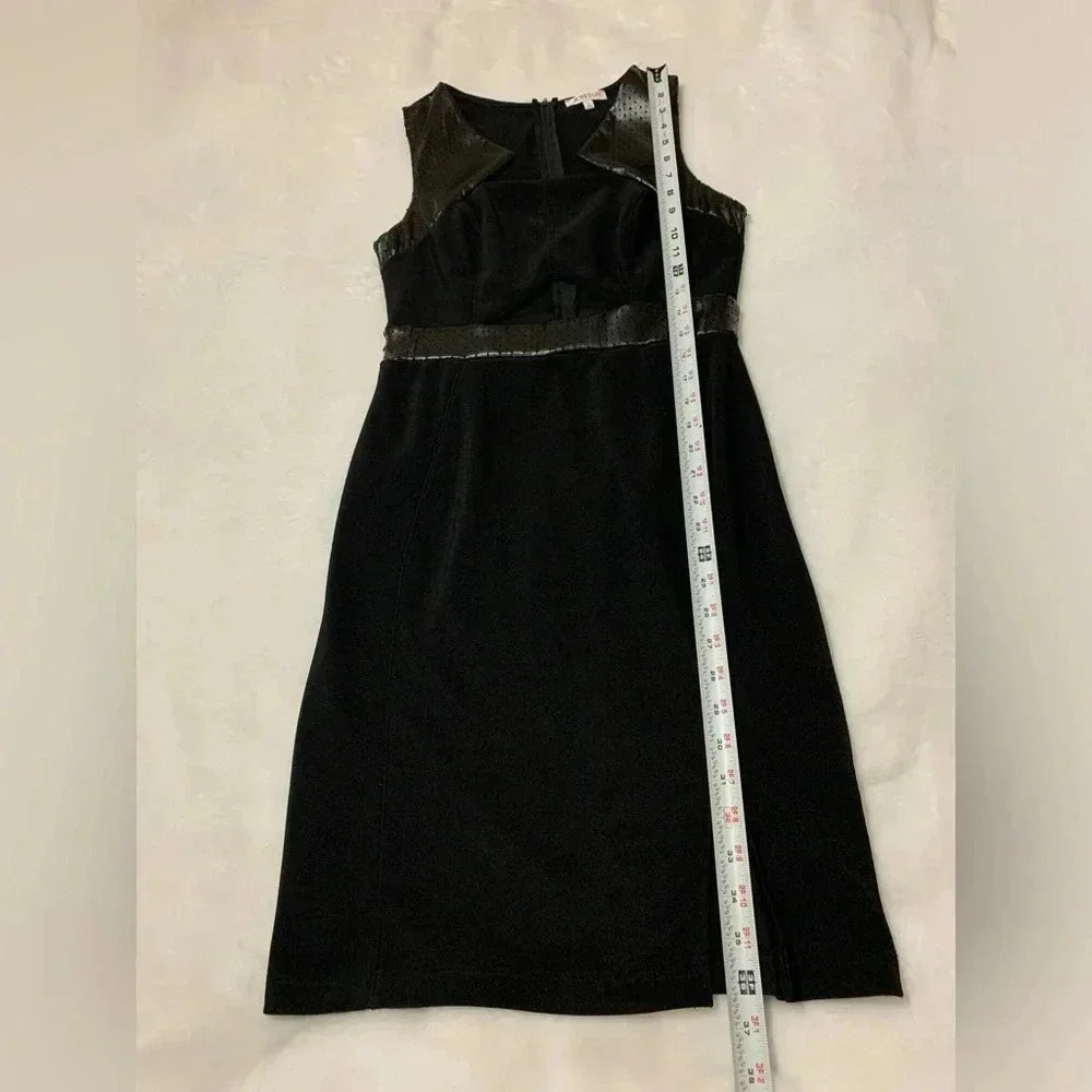 JustFab Lexie Bodycon Dress Casual Black Size L - Picture 9 of 15